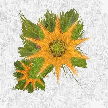 kopya alanı ile arka plan için sanatsal renkli illüstrasyon