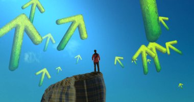 Havuzdaki genç adam