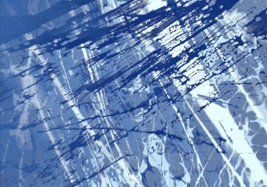 Arkaplanda soyut renkli lekeler