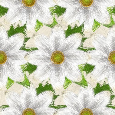 Çiçeklerle kusursuz desen