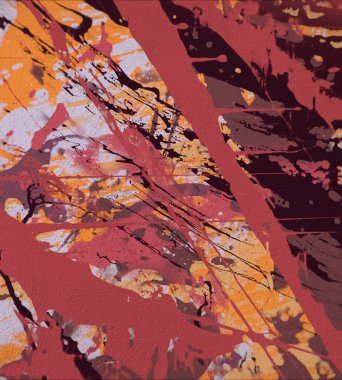 Arkaplanda soyut renkli lekeler