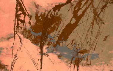 Arkaplanda soyut renkli lekeler