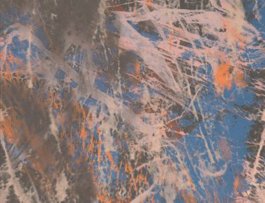 Metin için yeri olan boya lekeleriyle soyut arkaplan