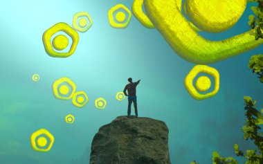 Soyut sanat dokusu. Renkli doku. Modern sanat eserleri. Renkli görüntü. Modern sanat. Çağdaş sanat.