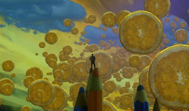 Soyut sanat dokusu. Renkli doku. Modern sanat eserleri. Renkli görüntü. Modern sanat. Çağdaş sanat.