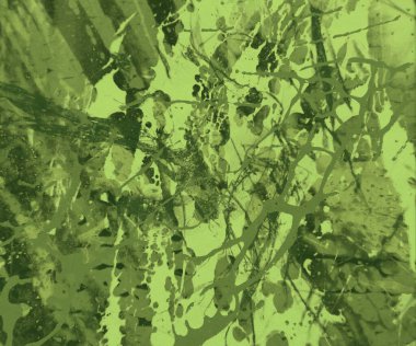 Metin için yeri olan boya lekeleriyle soyut arkaplan