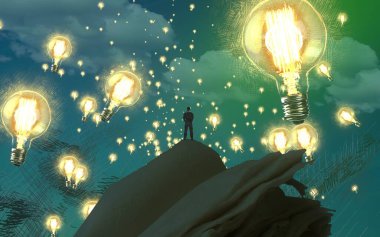 metin için alanı olan soyut kavramsal yaratıcı arkaplan 