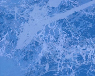 Metin için yeri olan boya lekeleriyle soyut arkaplan