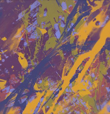 Metin için yeri olan boya lekeleriyle soyut arkaplan