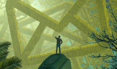 Bahçedeki yeşil ağaç