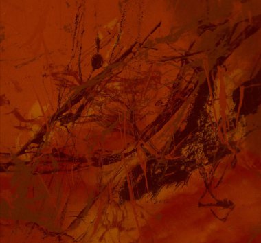 Metin için yeri olan boya lekeleriyle soyut arkaplan