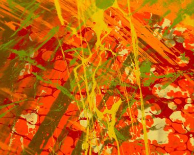 Boya lekeleriyle soyut arkaplan