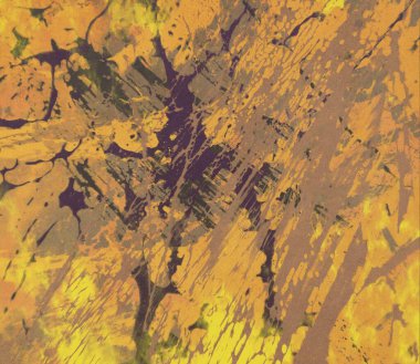 Metin için yeri olan boya lekeleriyle soyut arkaplan   