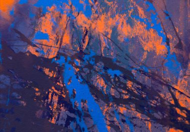 Boya lekeleriyle soyut arkaplan