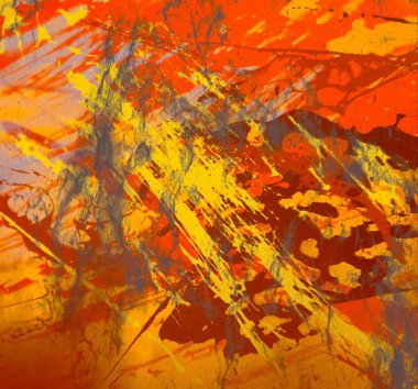 Metin için yeri olan boya lekeleriyle soyut arkaplan       