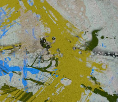 Metin için yeri olan boya lekeleriyle soyut arkaplan      