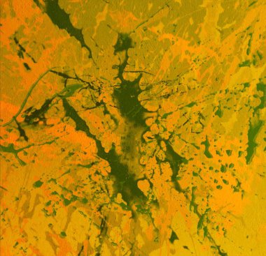 metin için alan ile arka planda soyut renkli lekeler