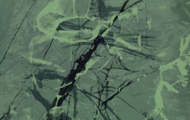 metin için alan ile arka planda soyut renkli lekeler