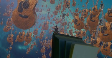 soyut müzik yaratıcı arka plan