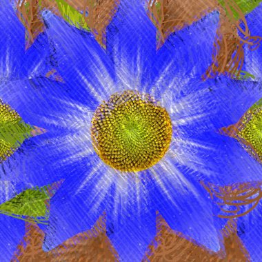 Çiçeklerle soyut arkaplan