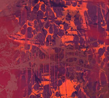 Arkaplanda soyut renkli lekeler