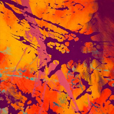 Arkaplanda soyut renkli lekeler  