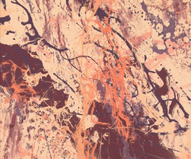 Arkaplanda soyut renkli lekeler