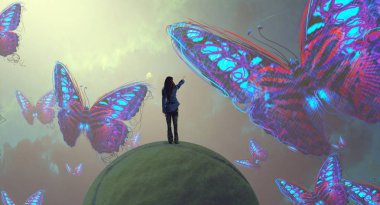 Metnin için alanı olan grunge arkaplanı