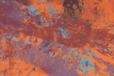 Metin için yeri olan boya lekeleriyle soyut arkaplan