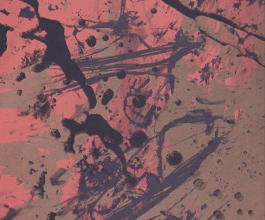 Arkaplanda soyut renkli lekeler