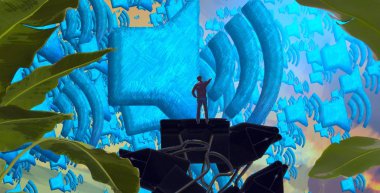 mavi ve beyaz arkaplan