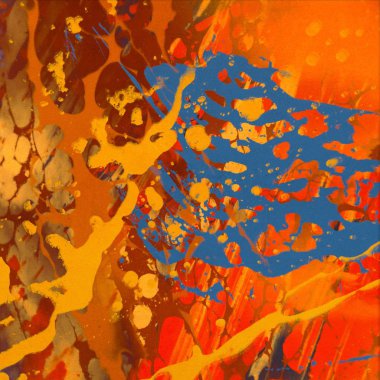 Arkaplanda soyut renkli lekeler