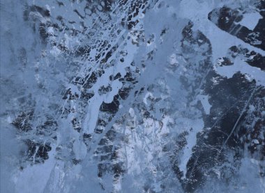 Metin için yeri olan boya lekeleriyle soyut arkaplan