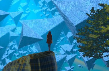 Ormandaki Noel ağacı