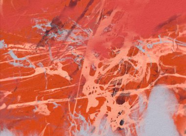 Metin için yeri olan boya lekeleriyle soyut arkaplan