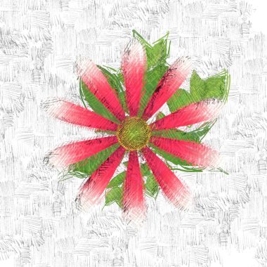 kopya alanı ile arka plan için sanatsal renkli illüstrasyon