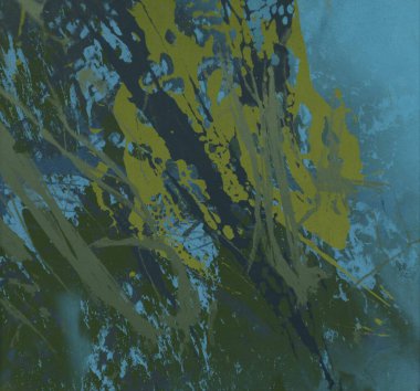 Metin için yeri olan boya lekeleriyle soyut arkaplan