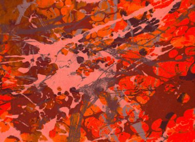 Arkaplanda soyut renkli lekeler