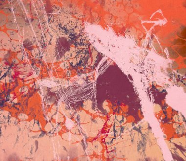 Metin için yeri olan boya lekeleriyle soyut arkaplan