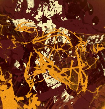 metin için alan ile arka planda soyut renkli lekeler