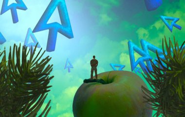 noel ve yeşil arka plan