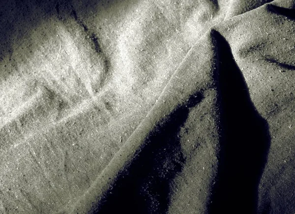 Textured Fabric Surface Crumpled Parts — Stock Photo, Image