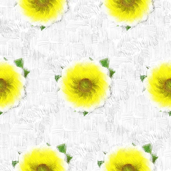 Zielone Liście Żółtym — Zdjęcie stockowe