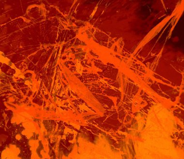 Metin için yeri olan boya lekeleriyle soyut arkaplan