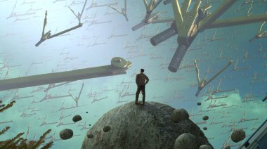 Bahçedeki yaşlı ağaç