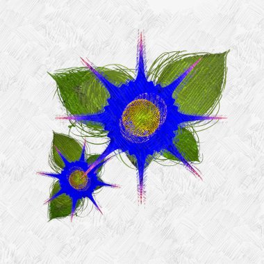 Beyaz arkaplanda Noel süslemesi