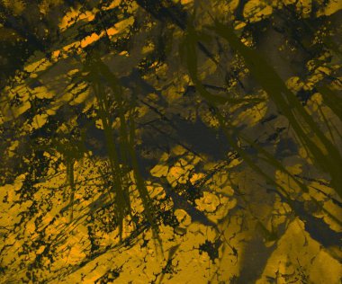 Metin için yeri olan boya lekeleriyle soyut arkaplan