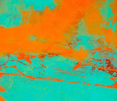 Arkaplanda soyut renkli lekeler