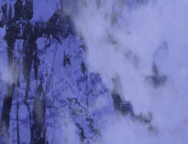 Metin için yeri olan boya lekeleriyle soyut arkaplan