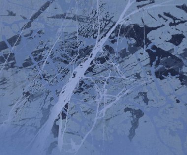 Arkaplanda soyut renkli lekeler